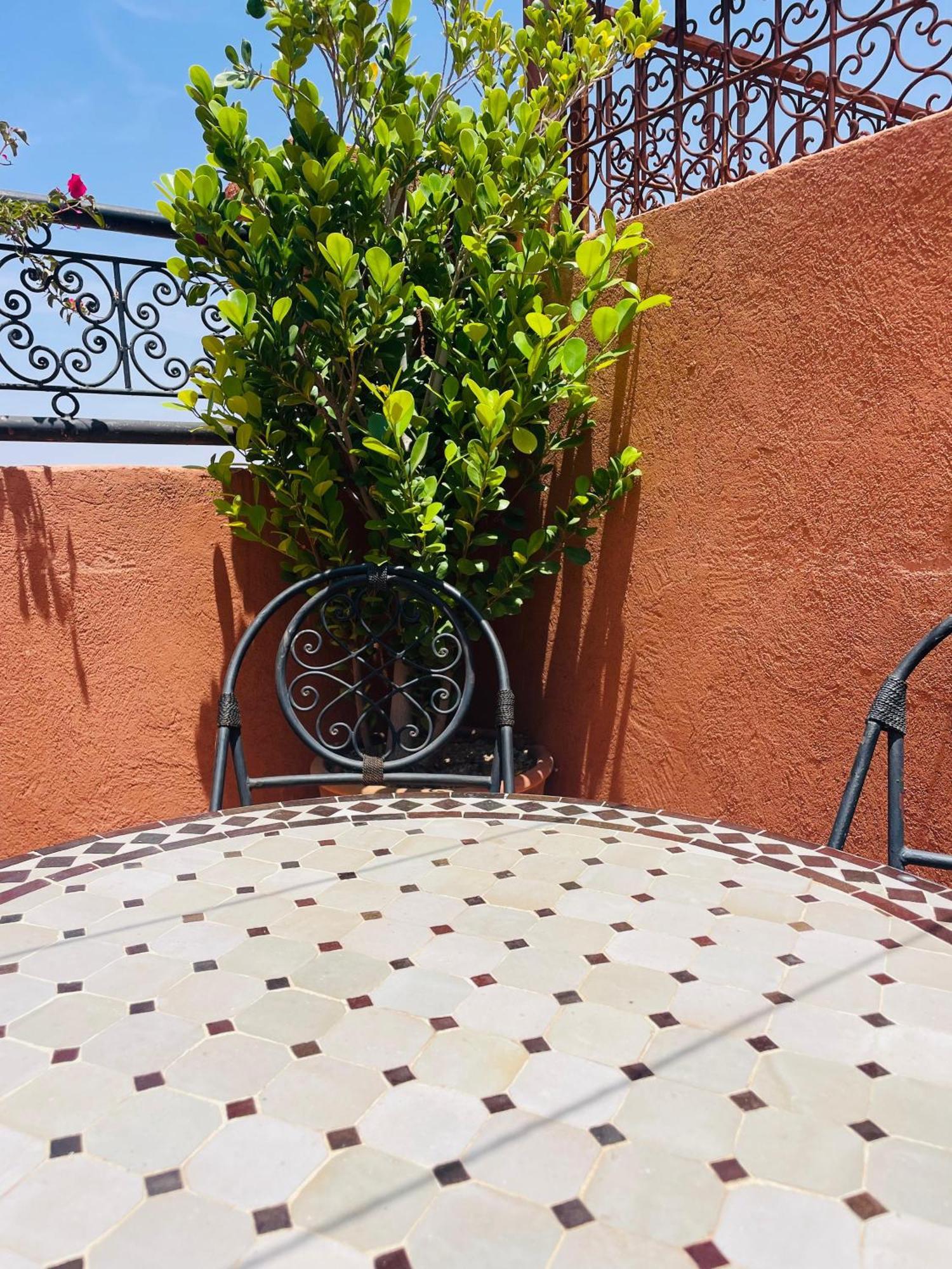 Riad Ms Holidays Terrasse Privatise Marrakech Marrakesz Zewnętrze zdjęcie